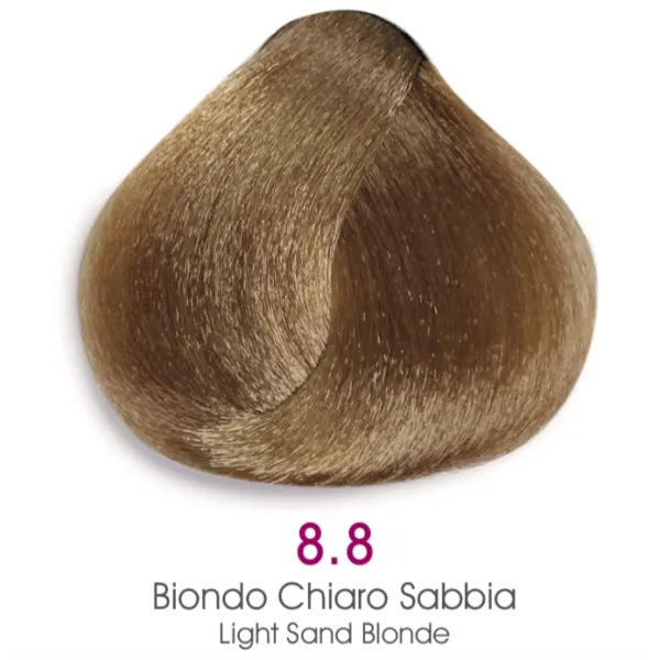 TMT Milano Art Collection Crema Colorante Luminacolor 8.8 Rubio Claro Arena 100ml - 1